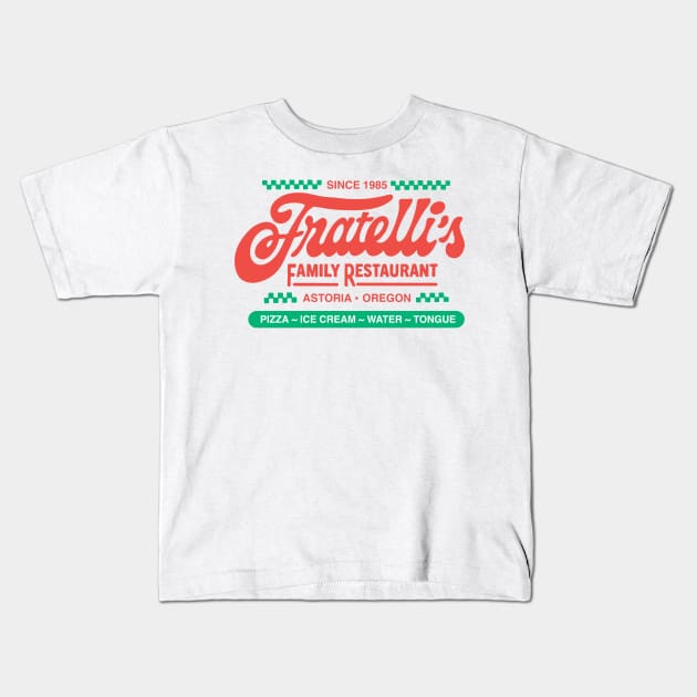 fratelli’s family restaurant Kids T-Shirt by kaefshop